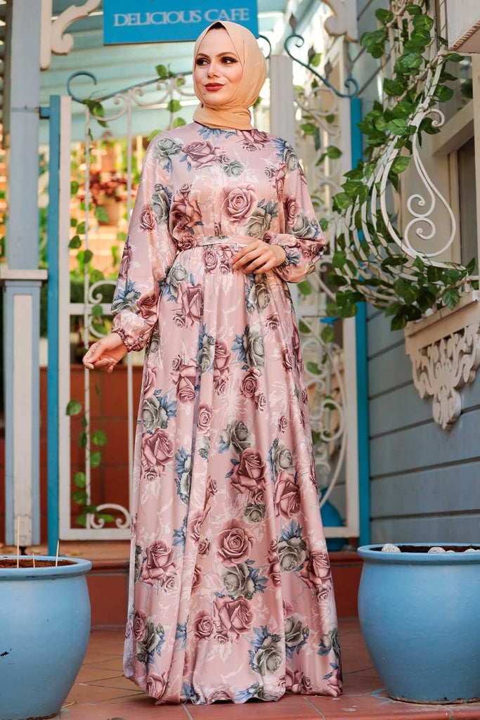 Fearless florals are what’s on the agenda this season and that's exactly what Croyance London has done. This long sleeve floral maxi dress with the elasticated waist is the dress that will define the season.   A great pick for wedding guests, garden parties, dinner dates, bridesmaids, tea parties, and many more reasons to wear this sweet floral dress. The best thing about this dress is that it can be jazzed up for evening gatherings or dressed for a more casual look.
